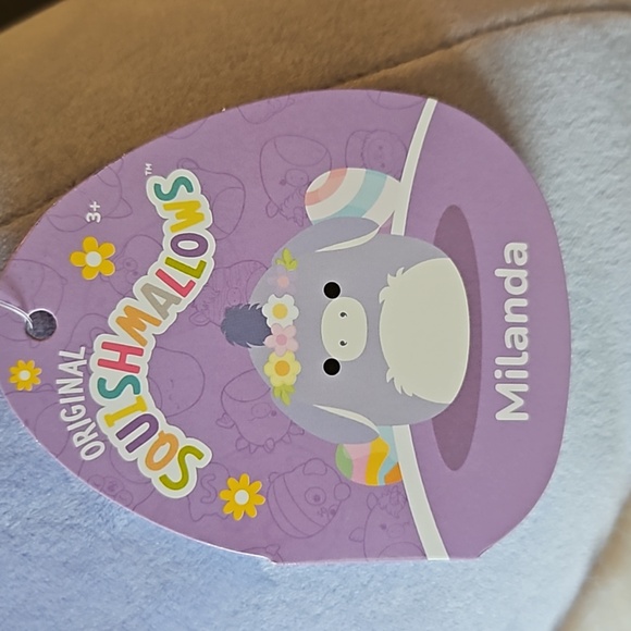 1/$6 or 2/$10 NWT 11in. MILANDA the Donkey with Floral Headband Squishmallow - Picture 8 of 12